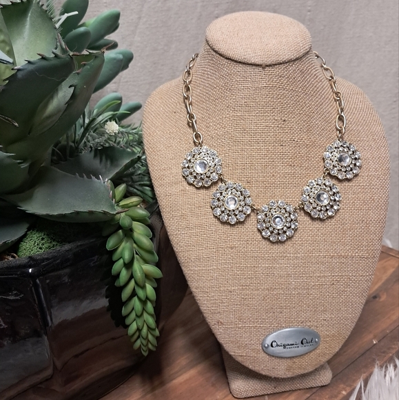 J. Crew Rhinestone Statement Necklace - Picture 2 of 4